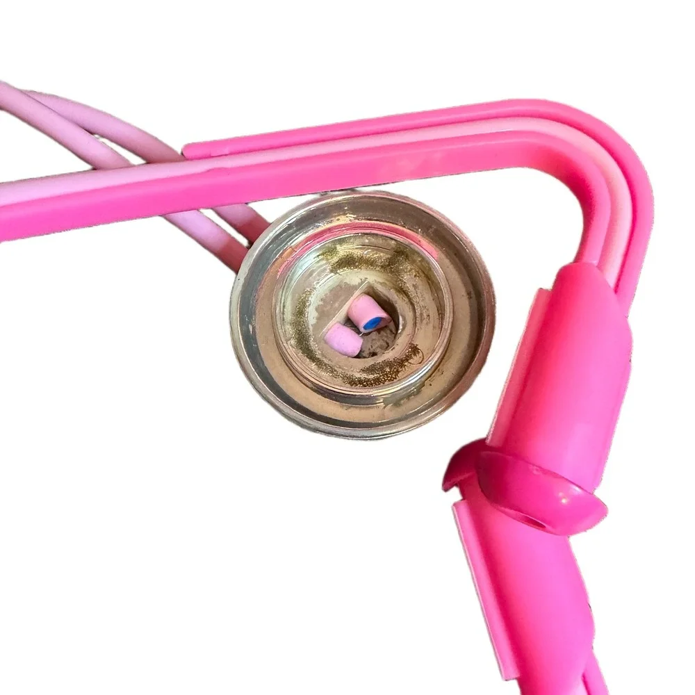 Fisher-Price Medical Doctor Kit Pink Case Stethoscope Toy Set 2006 L5196